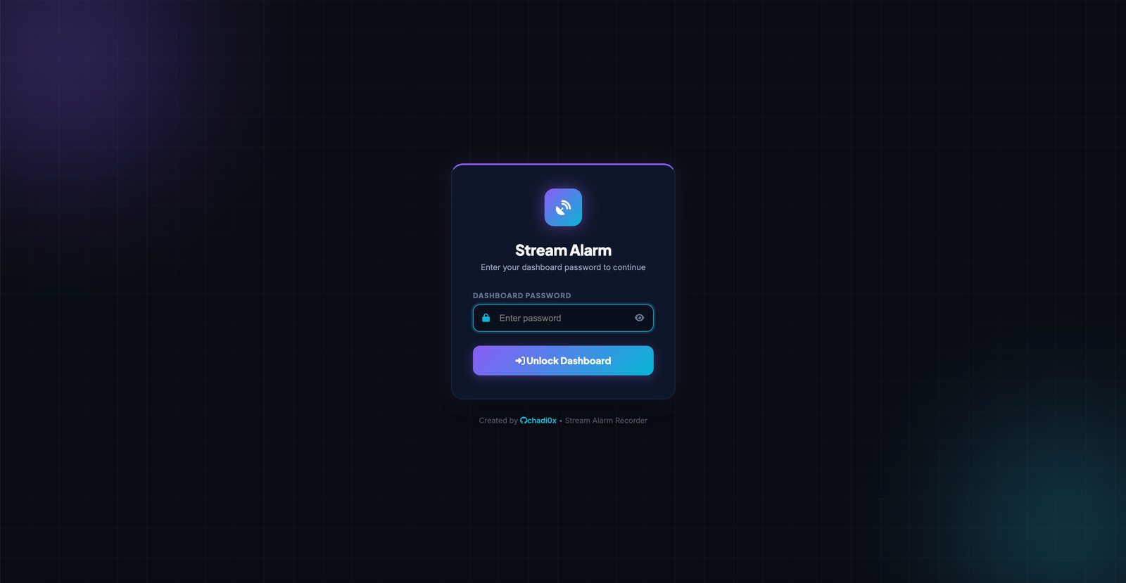 Stream Alarm : Record Twitch/Kick/Tiktok Automatically